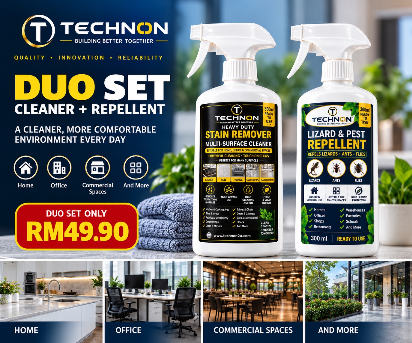 TECHNON DUO Cleaner and Repellent offer